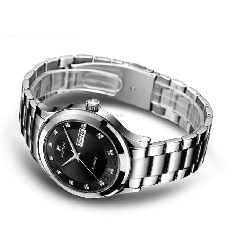 Rossini,Other 40mm,40mm,Tungsten,Black,Automatic,Date,Day,5479W04B