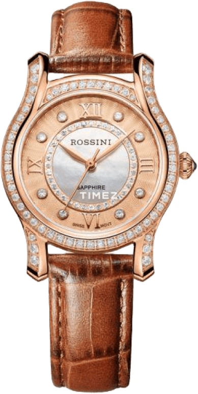 Rossini,Elegance 32mm,32mm,Stainless Steel,Beige,Automatic,Sapphire,Crystal Glass,Other,SR5628G07B