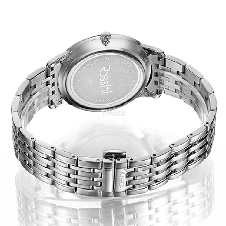 Rossini,Silk 40mm,40mm,Stainless Steel,Black,Quartz,Day,Sapphire,5683W03B