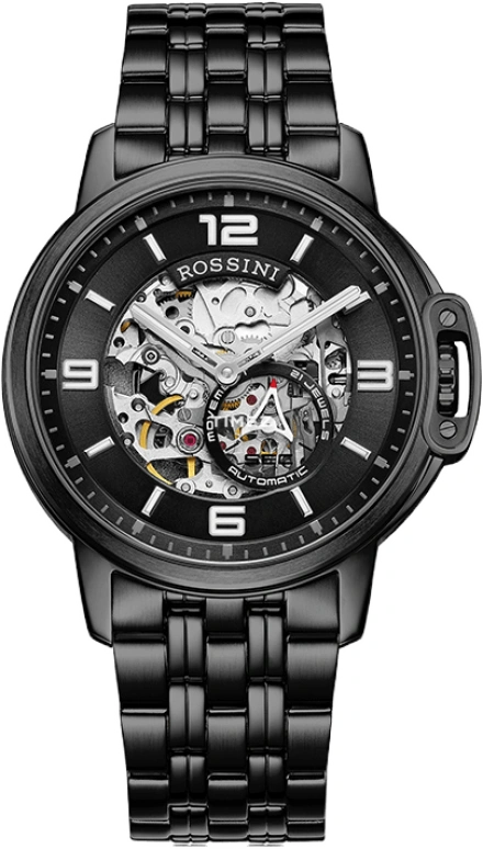 Rossini,Medal 42mm,42mm,Stainless Steel,Skeleton,Automatic,Sapphire,Round,5793B04D