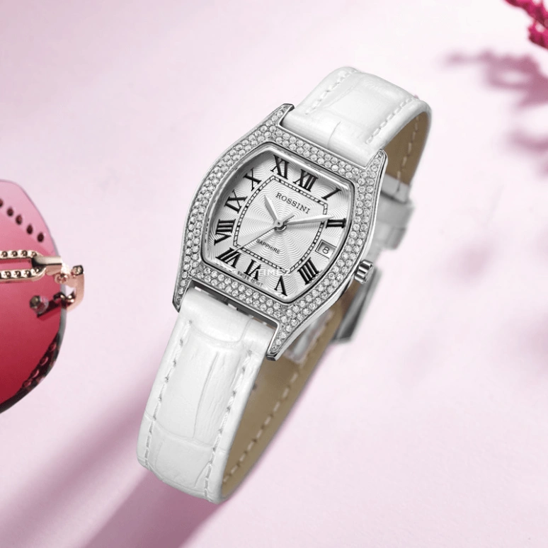 Rossini,Elegance 30mm,30mm,Stainless Steel,Silver White,Quartz,Day,Sapphire,SR3398W01B