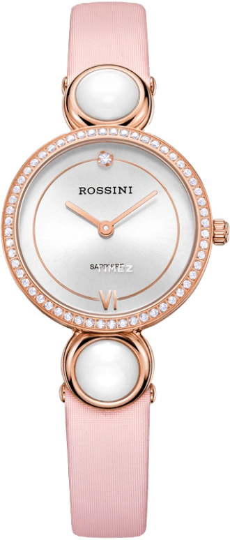 Rossini,Elegance 28mm,28mm,Stainless Steel,Silver White,Quartz,Sapphire,Round,518830G01D