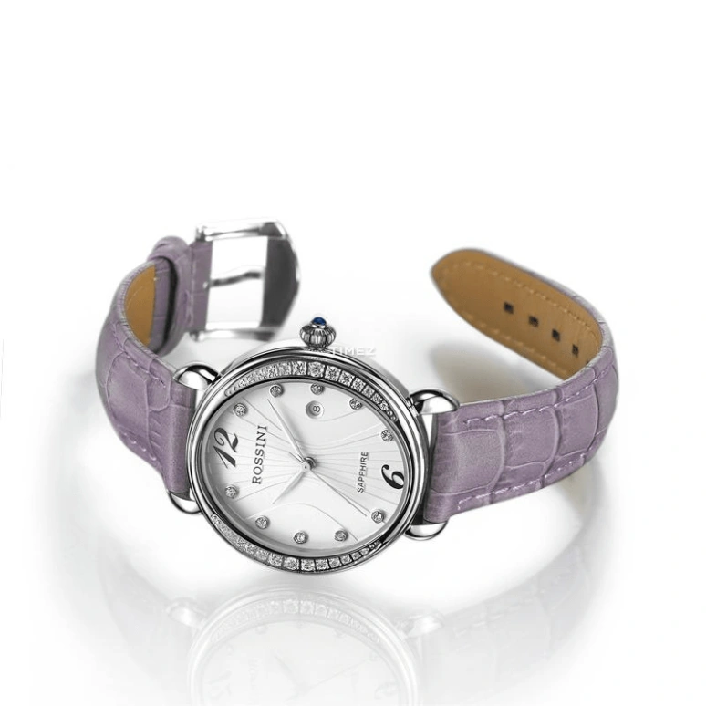 Rossini,Elegance 33mm,33mm,Stainless Steel,Silver,Grey,Quartz,Day,Sapphire,Crystal Glass,SR5576W01A