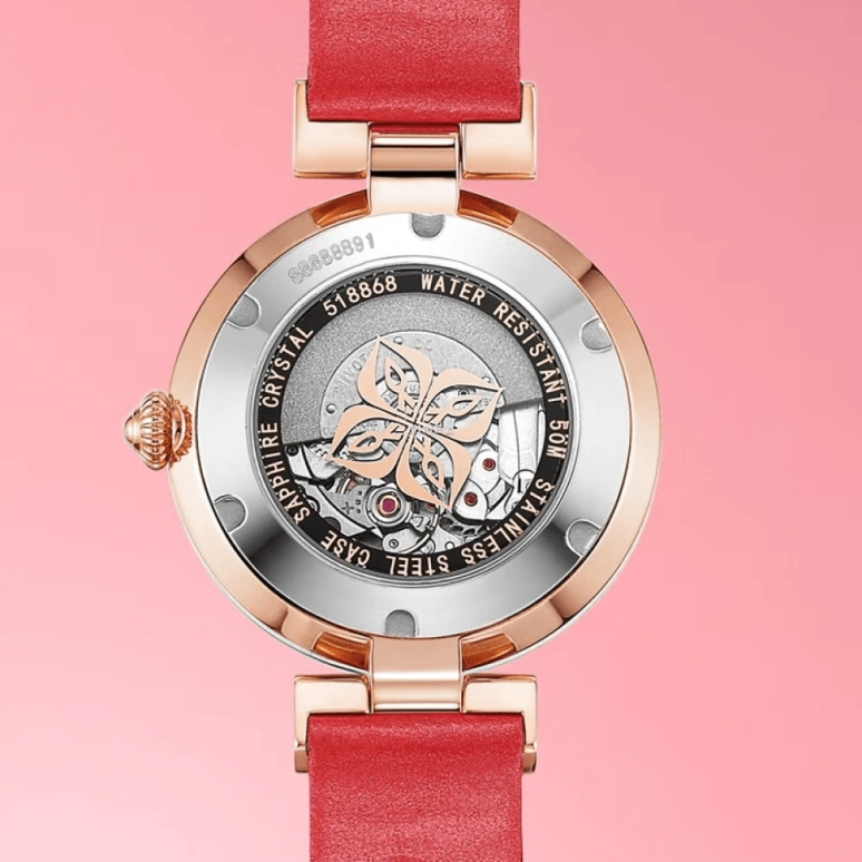 Rossini,Chic 33mm,33mm,Stainless Steel,Silver White,Automatic,Sapphire,Round,518868G01B