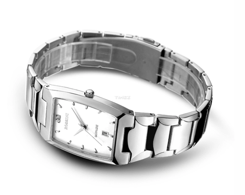 Rossini,Classic 27.60mm,27.60mm,Stainless Steel,Silver,Grey,Quartz,Sapphire,Crystal Glass,Tonneau,1328W01A