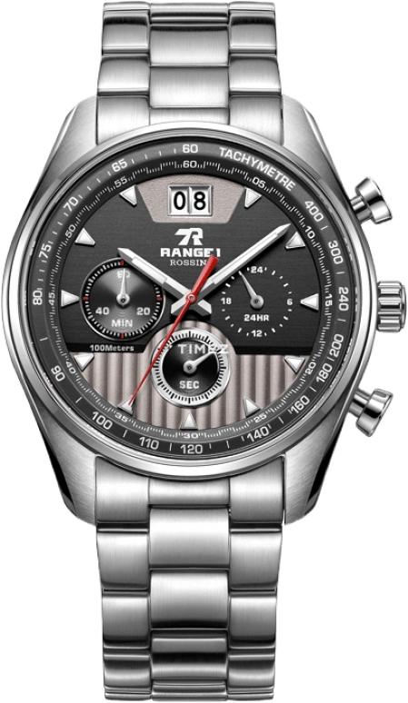 Rossini,Range1 45mm,45mm,Stainless Steel,Black,Quartz,Day,Sapphire,YD5673W03B