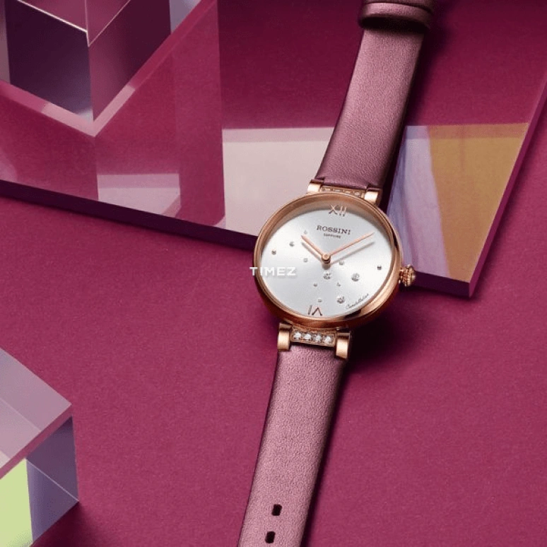 Rossini,Elegance 33mm,33mm,Stainless Steel,Silver White,Quartz,Sapphire,Crystal Glass,Round,5858G01A