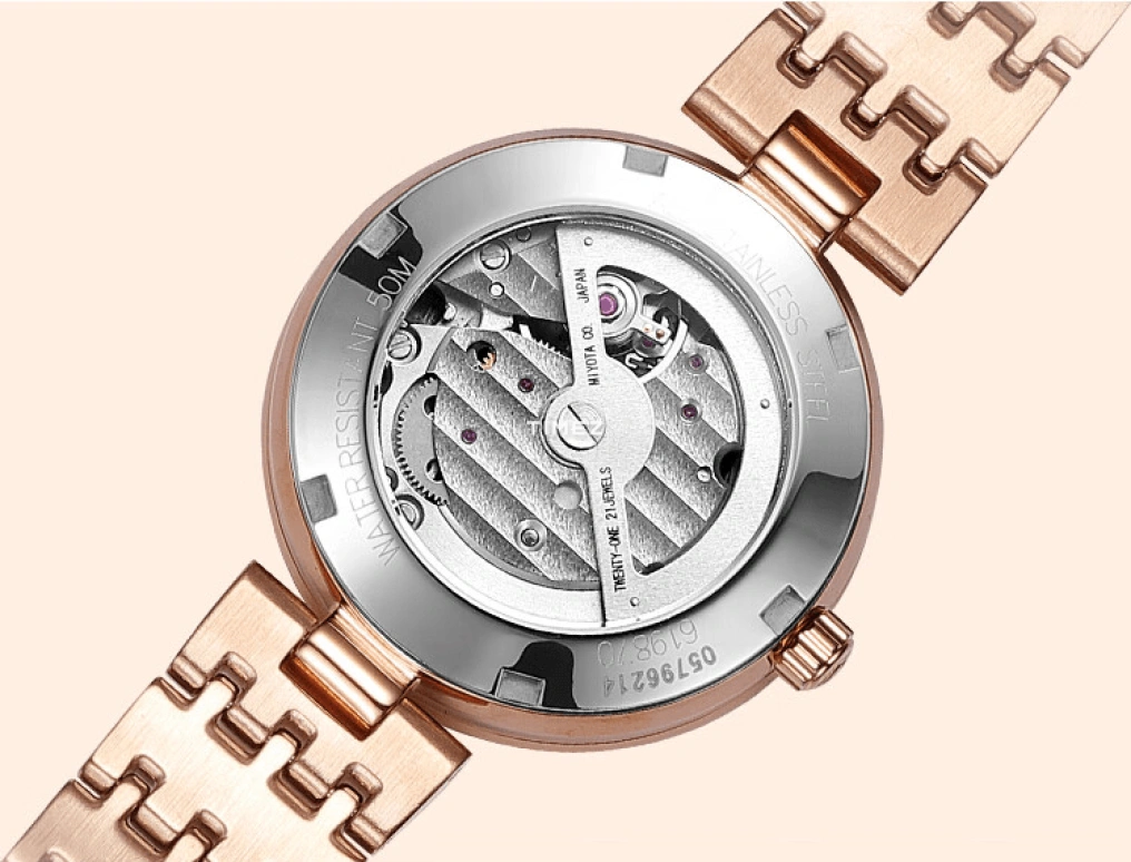Rossini,Elegance 33.50mm,33.50mm,Stainless Steel,Blue,Automatic,Sapphire,Round,619870G05B