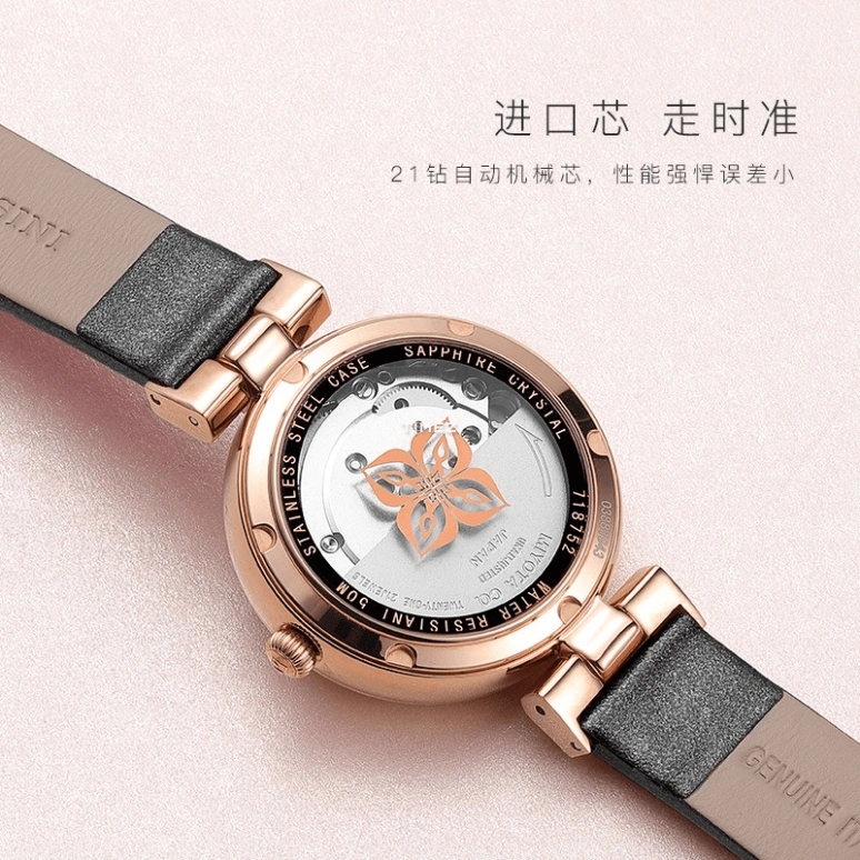 Rossini,Elegance 33mm,33mm,Stainless Steel,White,Automatic,Day,Sapphire,718752G01D