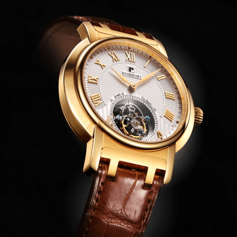 Rossini,Other 41mm,41mm,Stainless Steel,Silver,Grey,Handwound,Tourbillon,Sapphire,Crystal Glass,5459G01A