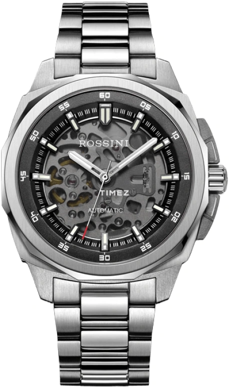 Rossini,Medal 42mm,42mm,Stainless Steel,Skeleton,Automatic,Day,Sapphire,5979W02C