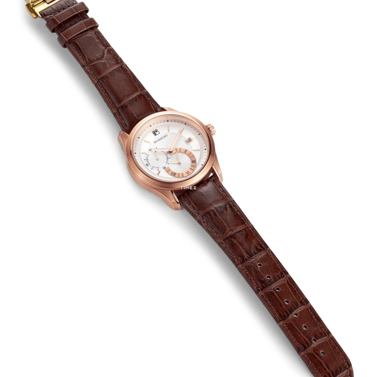 Rossini,Official Business 41.50mm,41.50mm,Stainless Steel,Silver White,Quartz,Day,Dule Time,7615G01B