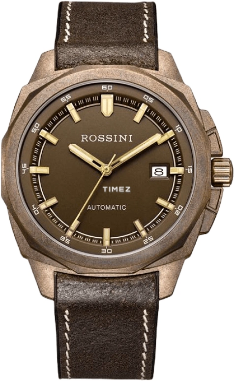 Rossini,Medal 42mm,42mm,Bronze,Brown,Automatic,Day,Sapphire,519979C07B