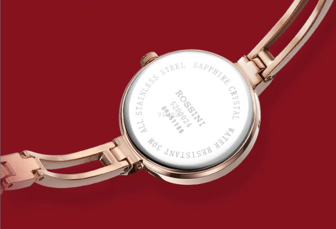 Rossini,Chic 26mm,26mm,Stainless Steel,Red,Quartz,Sapphire,Round,5200024G09C