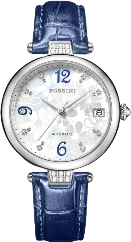 Rossini,Elegance 35mm,35mm,Stainless Steel,Silver White,Automatic,Sapphire,Round,5760W01C