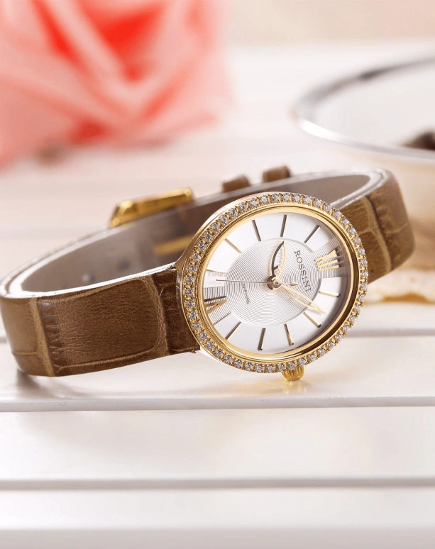 Rossini,Other 0mm,0mm,Stainless Steel,Silver White,Quartz,Sapphire,Glass,Oval,5638G01A