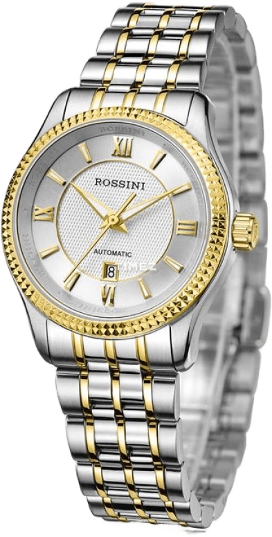 Rossini,Other 0mm,0mm,Stainless Steel,Rolesor,White,Handwound,Day,Sapphire,5699W01A