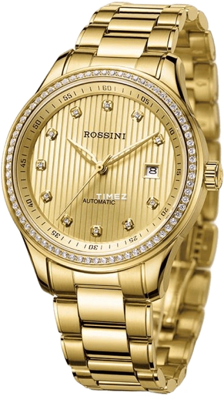 Rossini,Other 0mm,0mm,Stainless Steel,Champagne,Handwound,Day,Sapphire,5667G06C