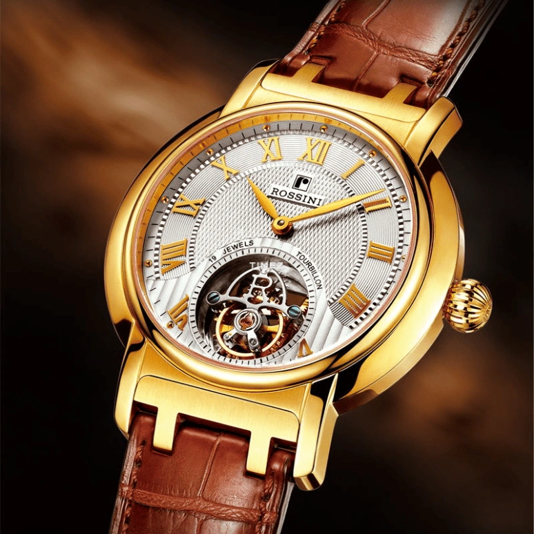Rossini,Other 41mm,41mm,Stainless Steel,Silver,Grey,Handwound,Tourbillon,Sapphire,Crystal Glass,5459G01A