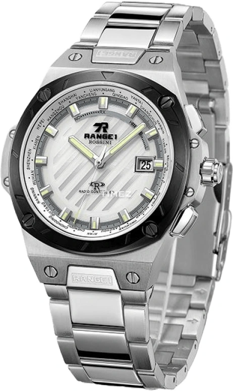 Rossini,Other 45mm,45mm,Stainless Steel,Silver White,Quartz,Day,Sapphire,Crystal Glass,YD5581T01A