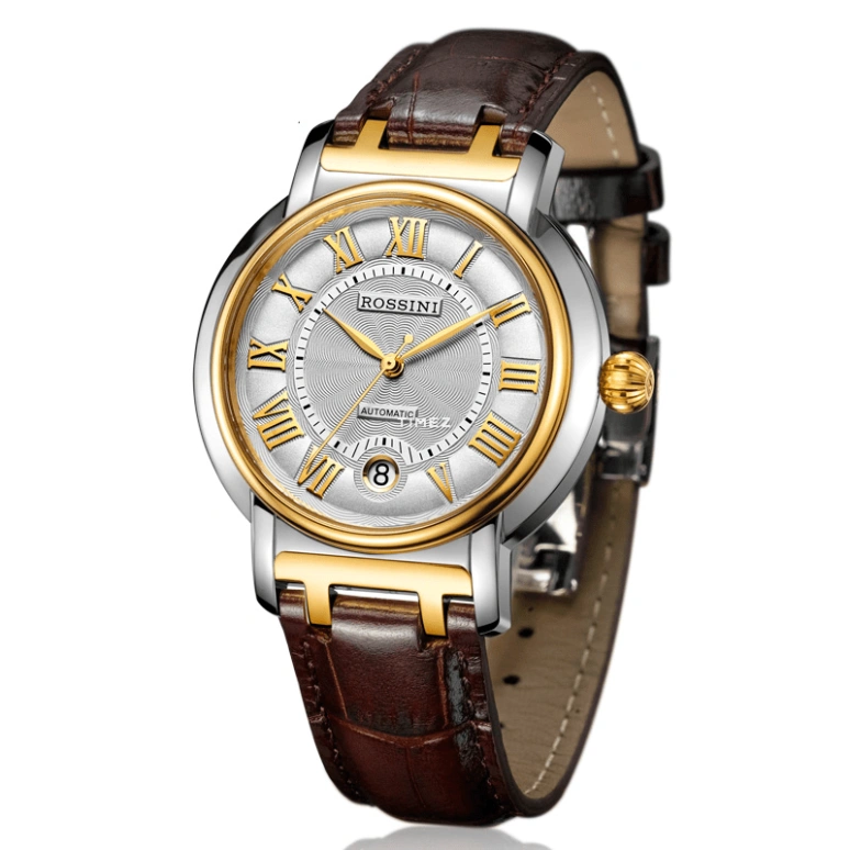 Rossini,Smriti 41mm,41mm,Stainless Steel,Silver White,Automatic,Day,Sapphire,Crystal Glass,5565T01D