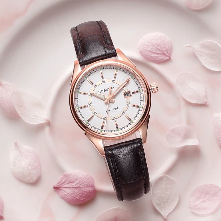 Rossini,Classic 30mm,30mm,Stainless Steel,White,Quartz,Day,Sapphire,5578G01F