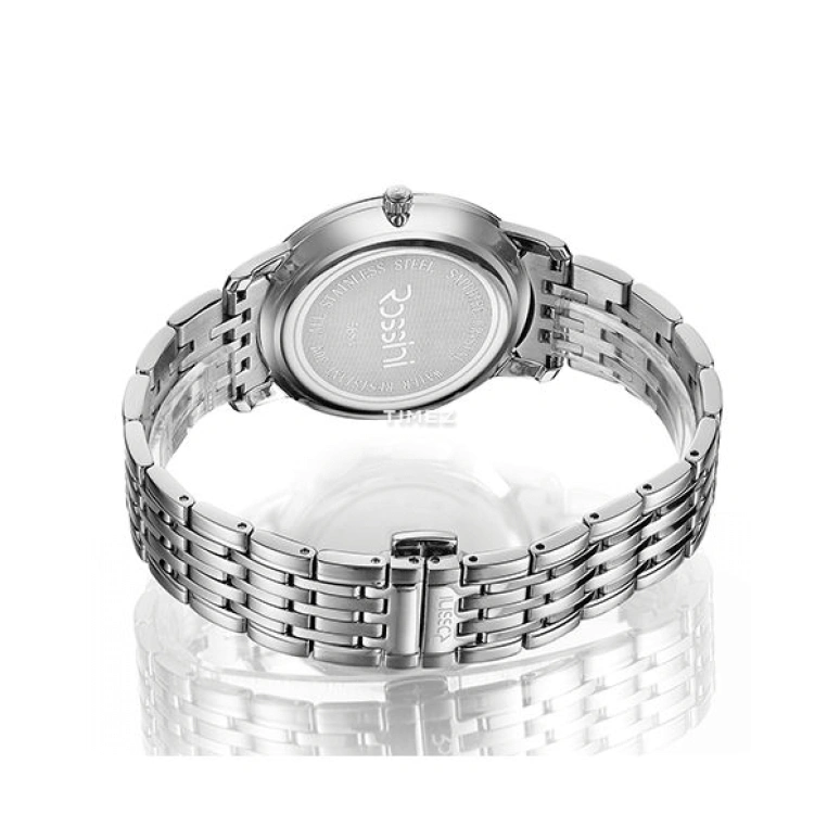 Rossini,Silk 40mm,40mm,Stainless Steel,White,Quartz,Day,Sapphire,5683W01A
