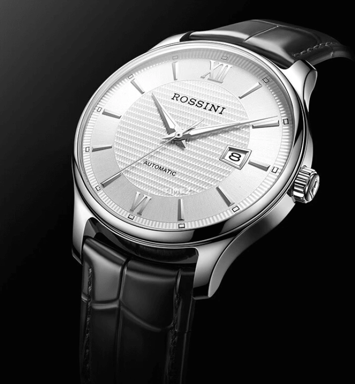 Rossini,Classic 41mm,41mm,Stainless Steel,White,Automatic,Day,Sapphire,618865W01B