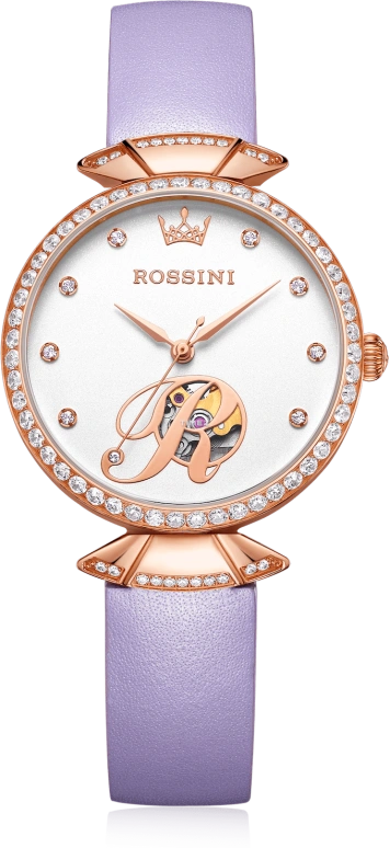 Rossini,Other 33mm,33mm,Stainless Steel,White,Automatic,Sapphire,Crystal Glass,Round,5842G01C