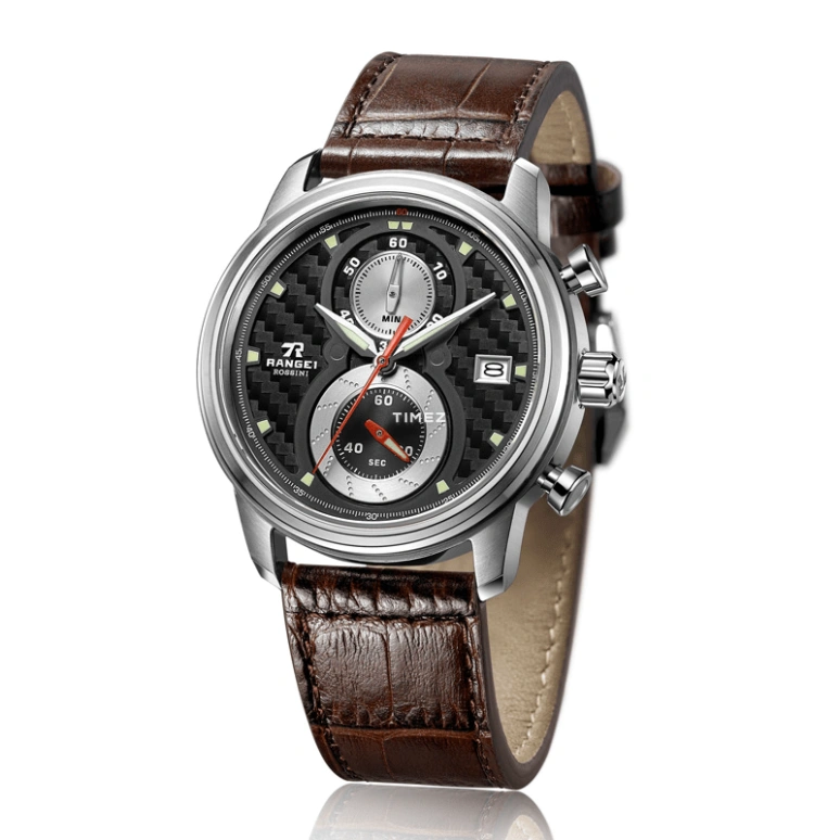 Rossini,Range1 45mm,45mm,Stainless Steel,Black,Quartz,Chronograph,Day,YD6671W04B