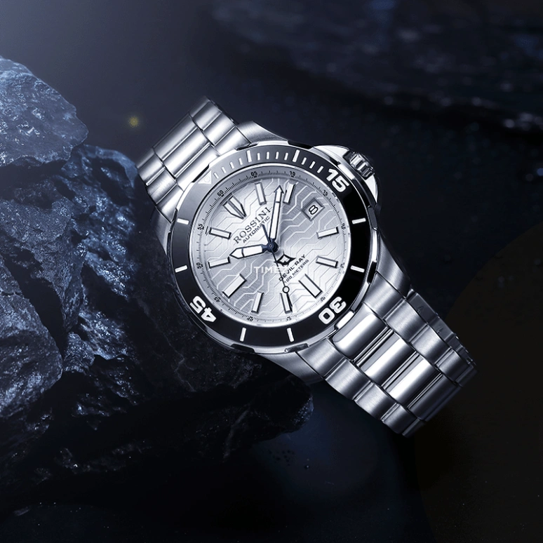 Rossini,Other 43mm,43mm,Stainless Steel,White,Automatic,Day,Sapphire,5679T01A