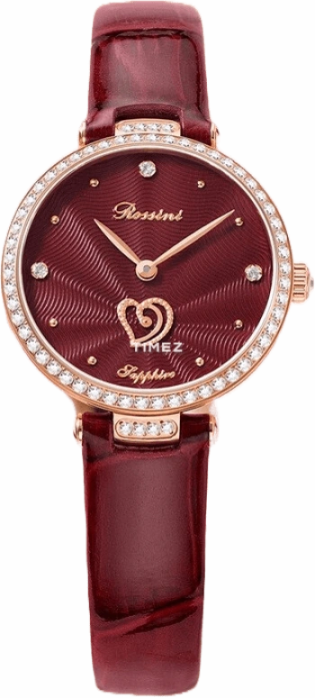 Rossini,Elegance 28mm,28mm,Stainless Steel,Red,Quartz,Sapphire,Round,50102G09C