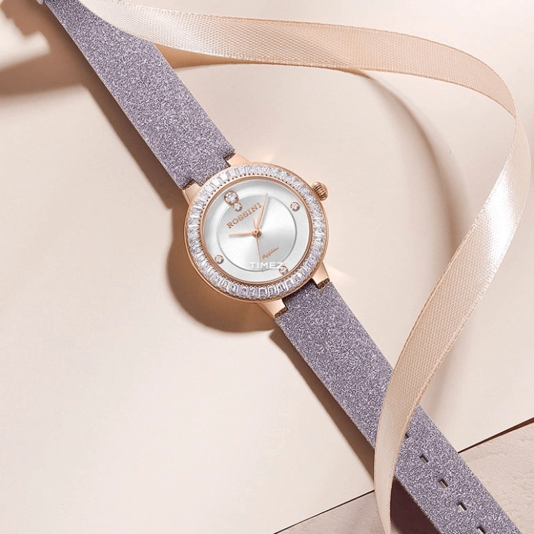 Rossini,Elegance 32mm,32mm,Stainless Steel,Silver White,Quartz,Sapphire,Crystal Glass,Round,5818G01C