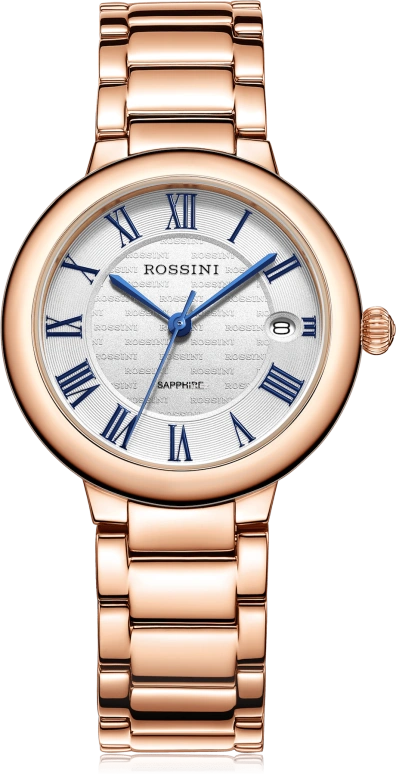 Rossini,Other 0mm,0mm,Stainless Steel,Silver White,Quartz,Day,Sapphire,Crystal Glass,5806G01C