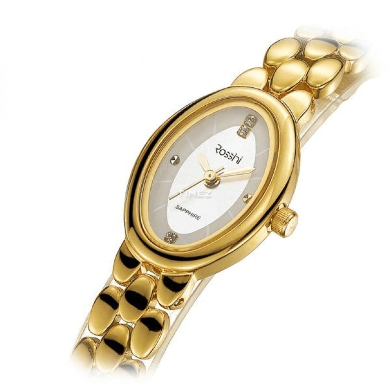 Rossini,Elegance 29.20x17mm,29.20x17mm,Stainless Steel,Silver White,Quartz,Sapphire,Glass,Oval,1388G01C