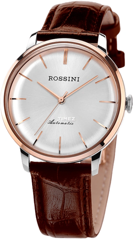 Rossini,Silk 36mm,36mm,Stainless Steel,White,Automatic,Sapphire,Crystal Glass,Round,5848T01C
