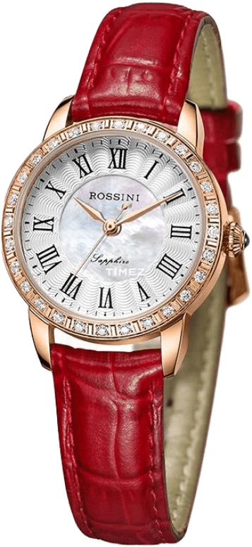 Rossini,Elegance 0mm,0mm,Stainless Steel,Silver White,Quartz,Sapphire,Glass,Round,6718G01C
