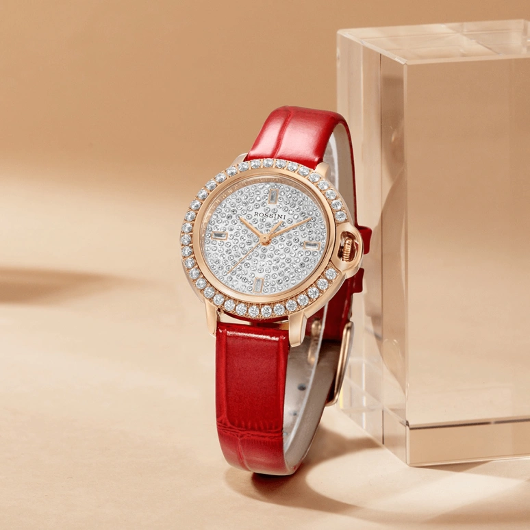 Rossini,Elegance 29mm,29mm,Stainless Steel,Silver White,Quartz,Sapphire,Round,5220112G01B