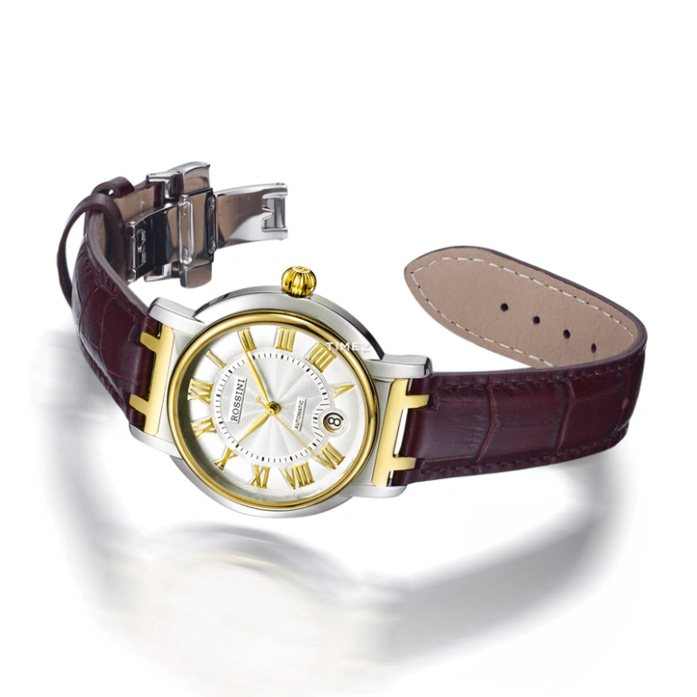 Rossini,Smriti 41mm,41mm,Stainless Steel,Silver White,Automatic,Day,Sapphire,Crystal Glass,5565T01D
