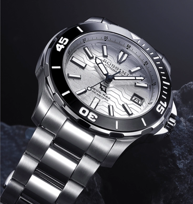 Rossini,Other 43mm,43mm,Stainless Steel,White,Automatic,Day,Sapphire,5679T01A