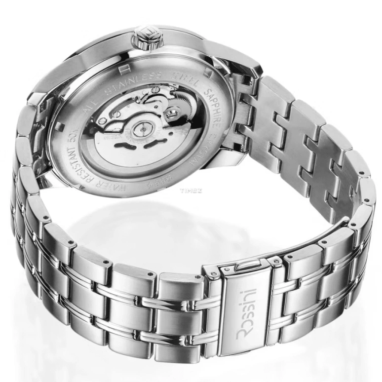 Rossini,Other 42mm,42mm,Stainless Steel,White,Automatic,Day,Sapphire,5665W01A