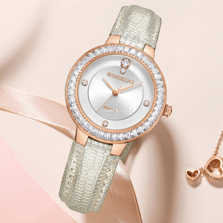 Rossini,Elegance 32mm,32mm,Stainless Steel,White,Automatic,Quartz,Sapphire,Round,5818G01B