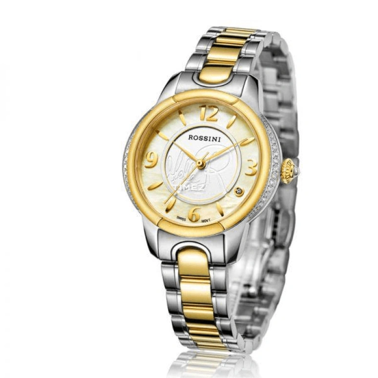 Rossini,Elegance 36mm,36mm,Stainless Steel,Silver White,Quartz,Sapphire,Crystal Glass,Round,5644T01A
