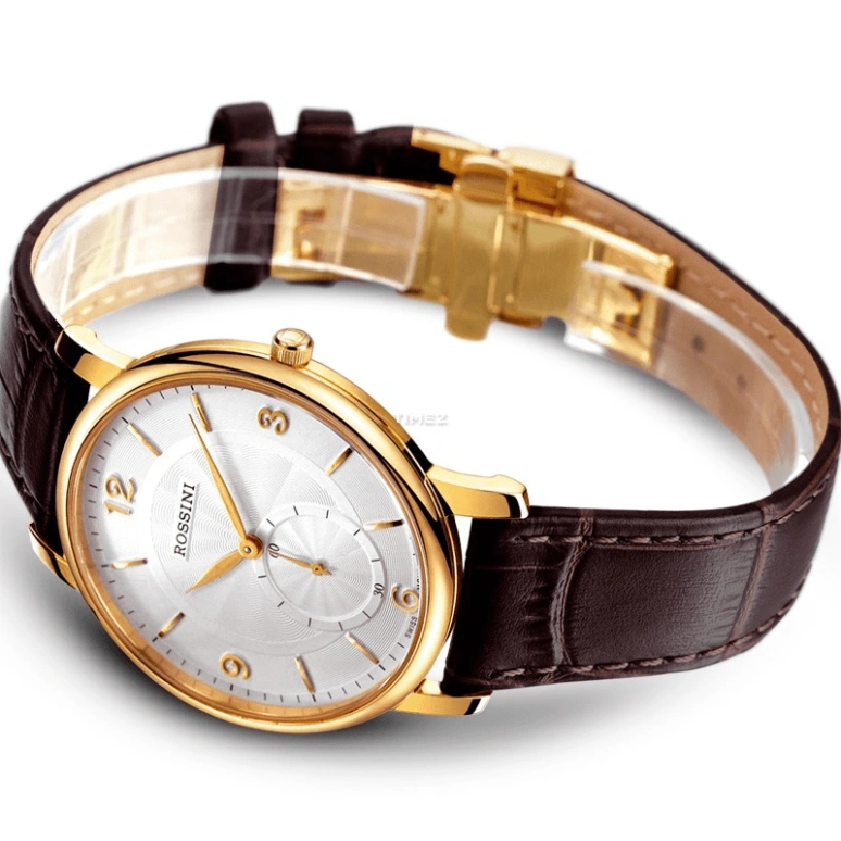 Rossini,Silk 38mm,38mm,Stainless Steel,Silver White,Quartz,Sapphire,Crystal Glass,Round,SR6461G01C