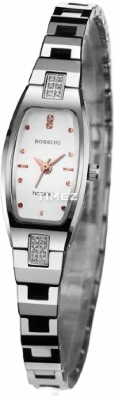 Rossini,Elegance 29.40mm,29.40mm,Stainless Steel,White,Quartz,Sapphire,Crystal Glass,Oval,1394W01A