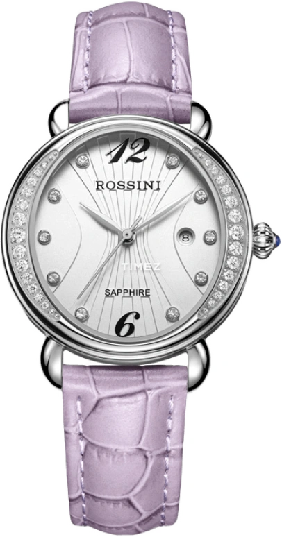 Rossini,Elegance 33mm,33mm,Stainless Steel,Silver,Grey,Quartz,Day,Sapphire,Crystal Glass,SR5576W01A