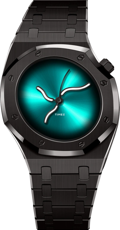 Safrezo,CURVE OAK 38x39.60mm,38x39.60mm,Stainless Steel,Green,Automatic,Sapphire,Other,CO,CO-B01-B