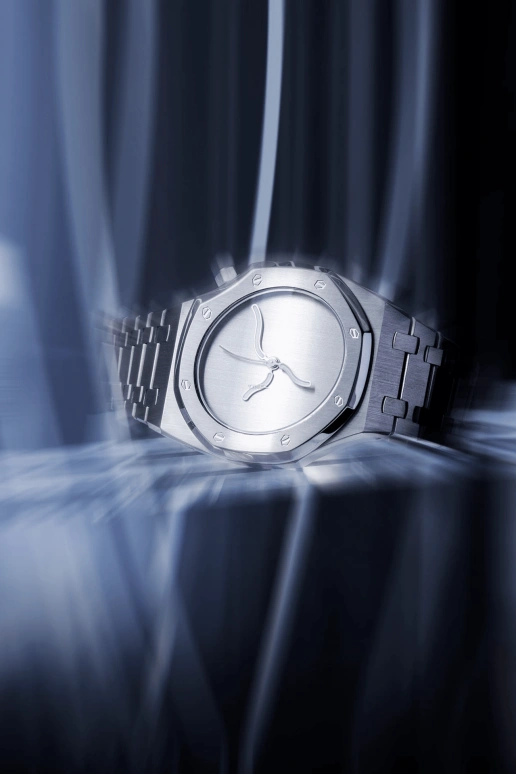 Safrezo,CURVE OAK 38x39.60mm,38x39.60mm,Stainless Steel,Silver,Automatic,Sapphire,Other,CO,CO-A01-S