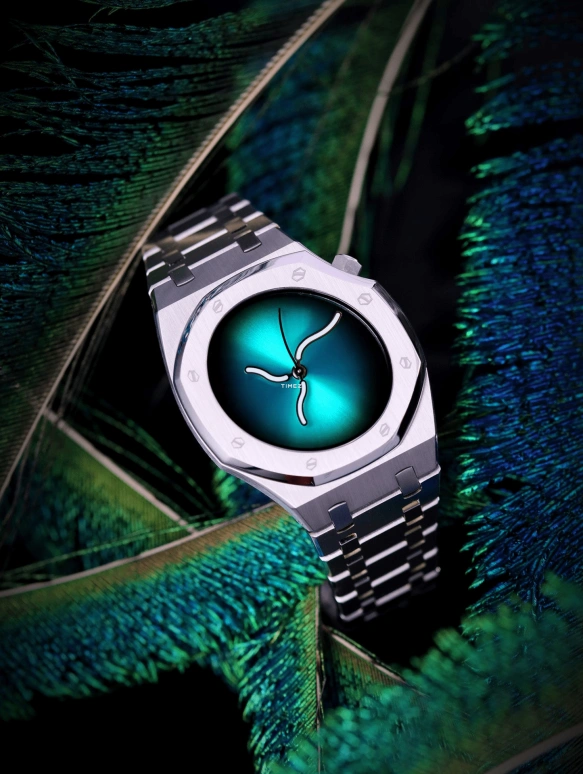 Safrezo,CURVE OAK 38x39.60mm,38x39.60mm,Stainless Steel,Green,Automatic,Sapphire,Other,CO,CO-B01-S