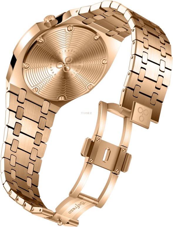 Safrezo,CURVE OAK 38x39.60mm,38x39.60mm,Stainless Steel,Brown,Automatic,Sapphire,Other,CO,CO-B03-R